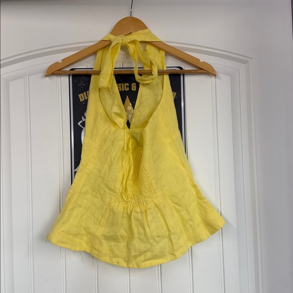 AEXAE x REVOLVE Halter Top in Butter Yellow - Picture 6 of 6